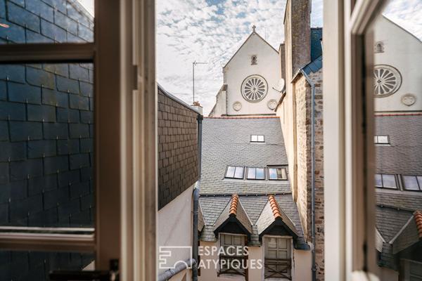 Duplex de caractère avec vue sur le port de Vannes