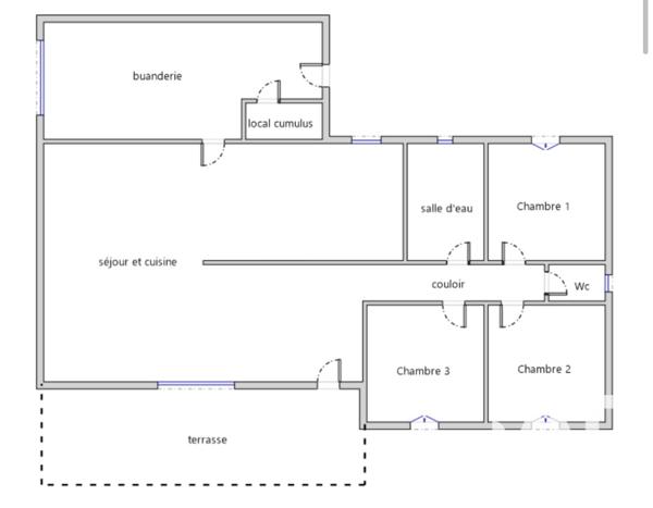 Maison à vendre 4 pièces 100 m² Larée