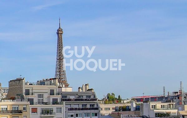 PARIS XVI RAYNOUARD 4 pièces 95m2+53m2 terrasses Tour Eiffel