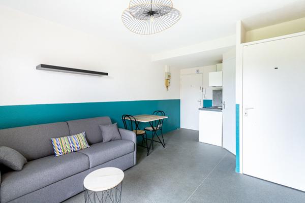 "APPARTEMENT MEUBLÉ LE MANS 1 PIECE 17M2"