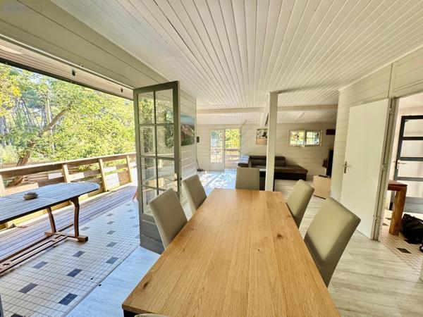Chalet à vendre à Lège-Cap-Ferret en Gironde (33970), ref : 33010/165   
L'HERBE