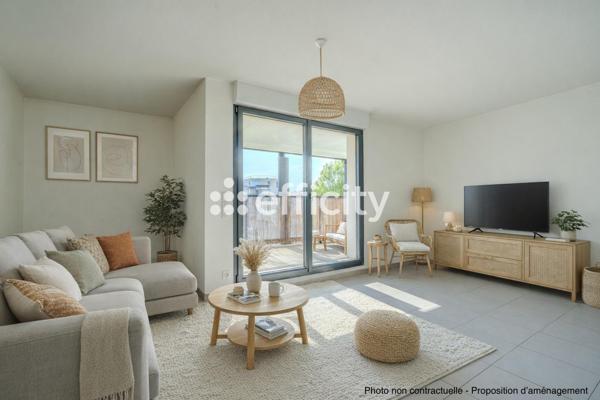 Appartement 2 pièces - 45 m² Exclusivité efficity