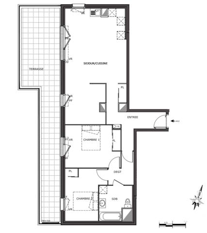 Appartement à vendre 3 pièces 80 m² Meaux