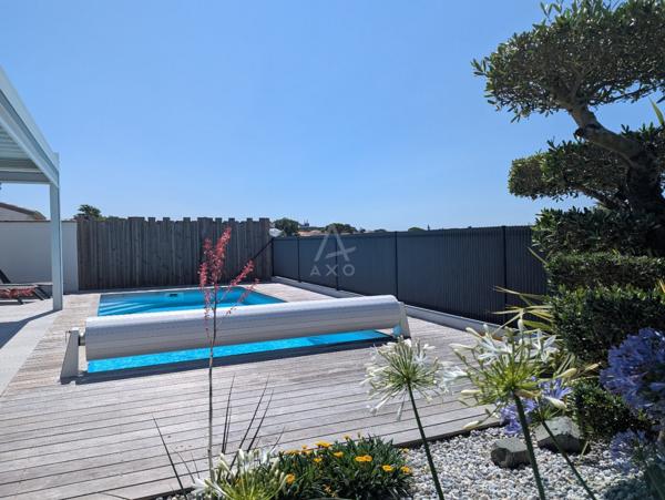 Maison contemporaine 106 m² – Piscine – terrasse 50m² -  Garage 25.76 m² – Aucun travaux