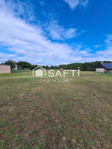 Un terrain constructible, borné et viabilisé