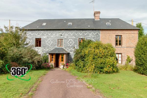 À vendre – Propriété avec gîte et dépendance sur terrain arboré LIVAROT – Normandie