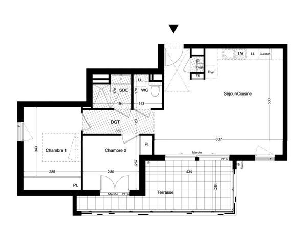 Appartement à vendre 3 pièces 61 m² Castelnau-le-Lez