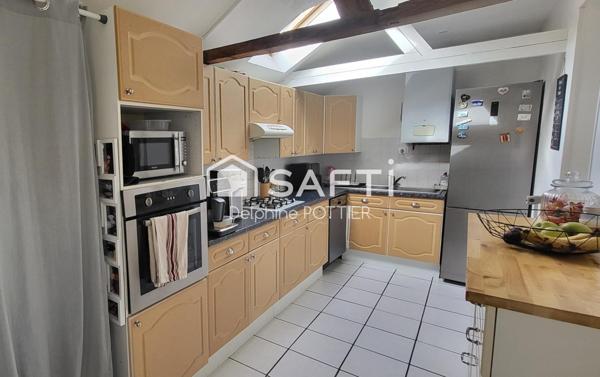 Maison rénovée, 3p, 2 chambres