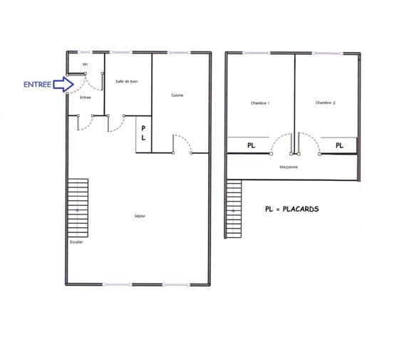 Appartement 3 pièces - 66 m² Exclusivité efficity