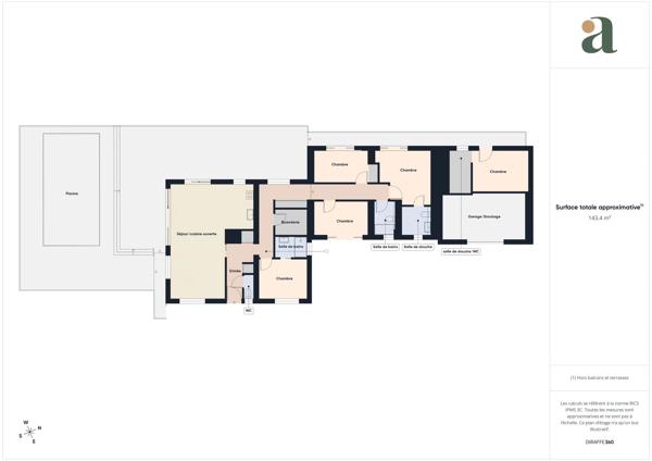 Maison d’exception Confort et vue dégagée Rénovation 2025 DPE B Piscine Route de la Colinerie Pornic