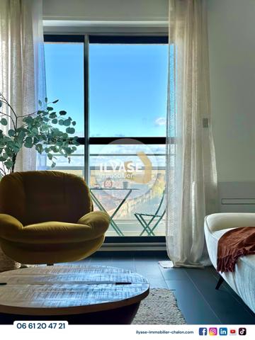 Chalon-sur-Saône (71100) Appartement T4 avec vue unique | Centre-ville Chalon-sur-Saône | Spa | Balcon