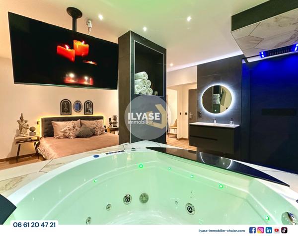 Chalon-sur-Saône (71100) Appartement T4 avec vue unique | Centre-ville Chalon-sur-Saône | Spa | Balcon