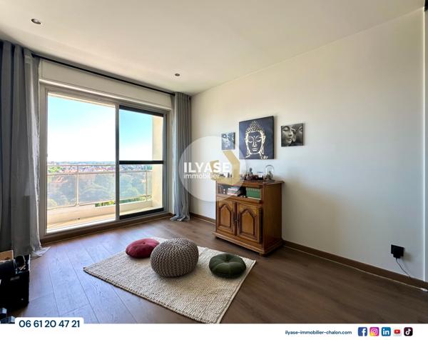 Chalon-sur-Saône (71100) Appartement T4 avec vue unique | Centre-ville Chalon-sur-Saône | Spa | Balcon