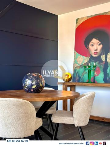 Chalon-sur-Saône (71100) Appartement T4 avec vue unique | Centre-ville Chalon-sur-Saône | Spa | Balcon