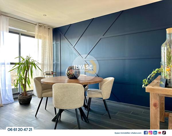 Chalon-sur-Saône (71100) Appartement T4 avec vue unique | Centre-ville Chalon-sur-Saône | Spa | Balcon