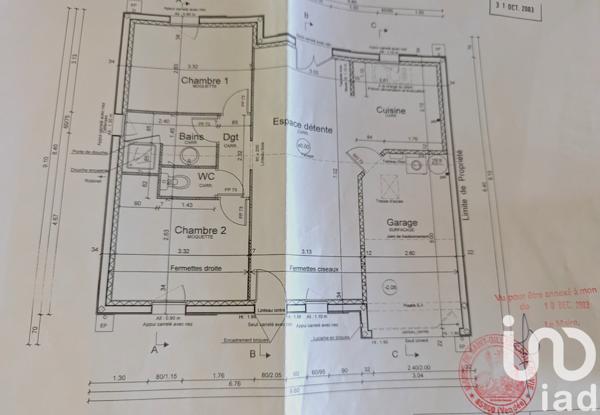 Maison à vendre 3 pièces 54 m² Saint-Gilles-Croix-de-Vie