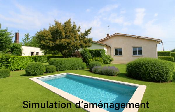 Maison de plain-pied 114m2 avec atelier