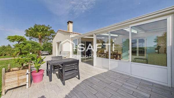 AULNAY MAISON DE PLAIN-PIED - 150M2- 3 CHAMBRES VERANDA JARDIN