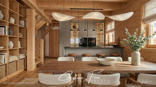 SERRE CHEVALIER- BRIANCON "LES CHALETS DE FERDINAND" CHALET 3 APPARTEMENT EN REZ DE JARDIN