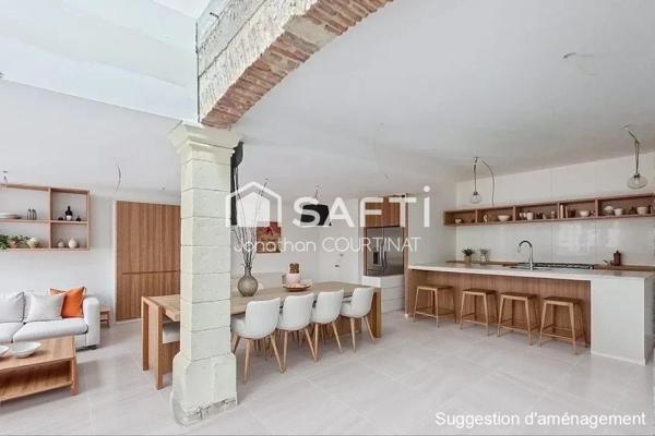 Grange rénovée - Fort potentiel - Abrest