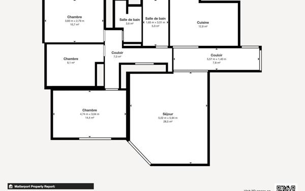 Appartement à vendre    4 pièces • 106 m2 Lyon 4