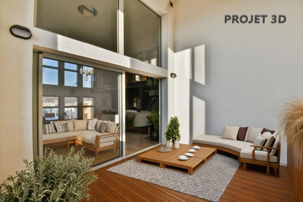 Appartement prestige en coeur de ville, 4 pièces et loggia