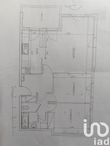 Apartment for sale 3 rooms 64 m² Guyancourt