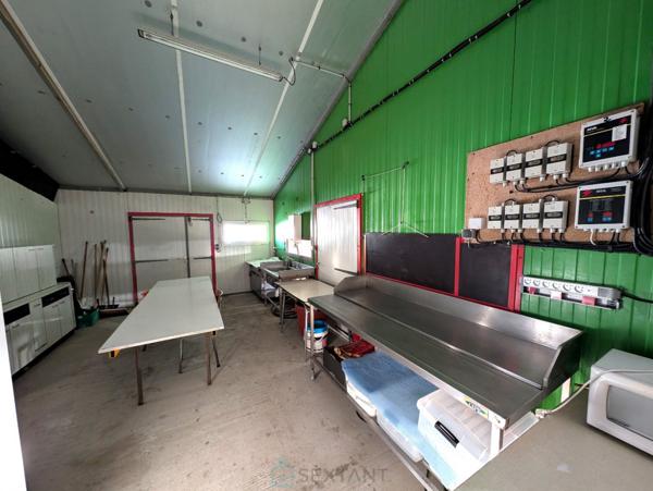 Propriété sur 27 hectares, maison 179 m2, bâtiments de 700 m2 salle de réception et 600 m2 garage