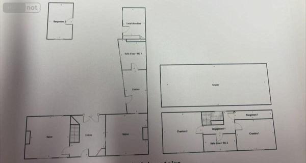 Maison à vendre à Saint-Calais dans la Sarthe (72120), ref : 13816/1108   
BOURG