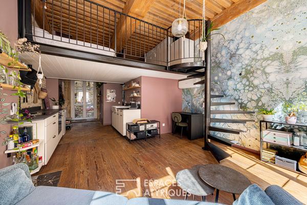 Appartement rénové avec terrasse à la lisière de la Croix-Rousse