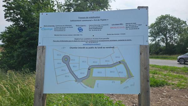 À vendre à Corcieux -Terrain viabilisé, prêt à bâtir !