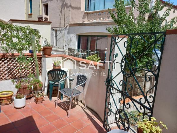 Idéal investisseur, maison a vendre centre de cerbère, avec locataire en place.
