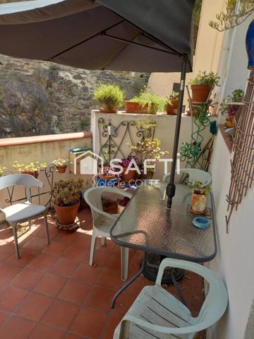 Idéal investisseur, maison a vendre centre de cerbère, avec locataire en place.