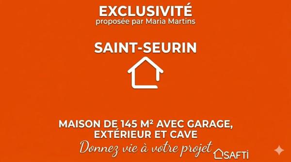 Exclusivité Saint-Seurin : Grande maison familiale