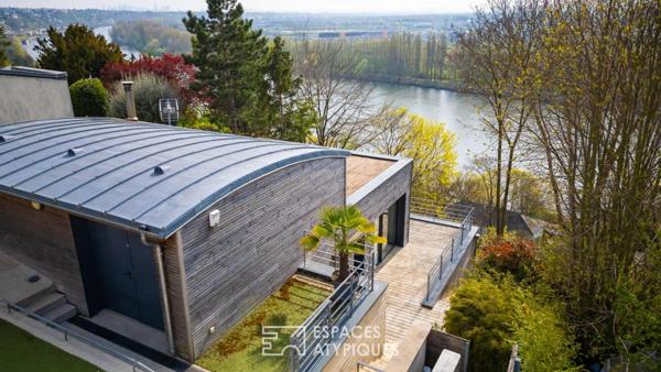 Panorama d’exception : Maison d’architecte haute performance à Herblay-sur-Seine