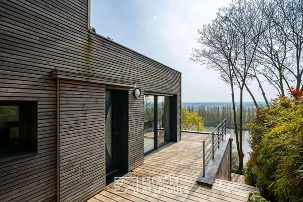 Panorama d’exception : Maison d’architecte haute performance à Herblay-sur-Seine