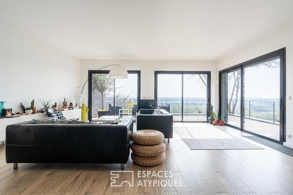 Panorama d’exception : Maison d’architecte haute performance à Herblay-sur-Seine