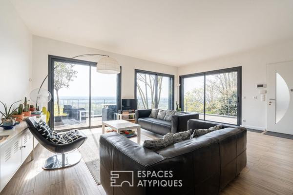 Panorama d’exception : Maison d’architecte haute performance à Herblay-sur-Seine