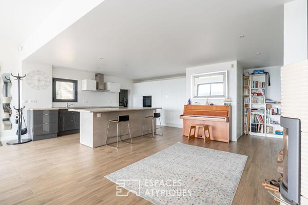 Panorama d’exception : Maison d’architecte haute performance à Herblay-sur-Seine