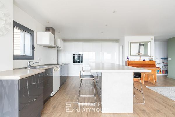 Panorama d’exception : Maison d’architecte haute performance à Herblay-sur-Seine