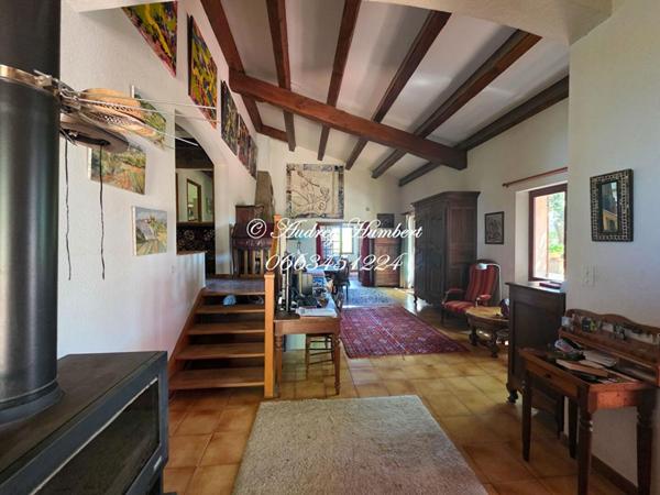 EXCLUSIVITE,  ALLEMAGNE en PROVENCE,  proche RIEZ, PROPRIETE au calme absolu composée d'une habitation de 150 m² + maisonnette sur 15 HA avec vue fabuleuse