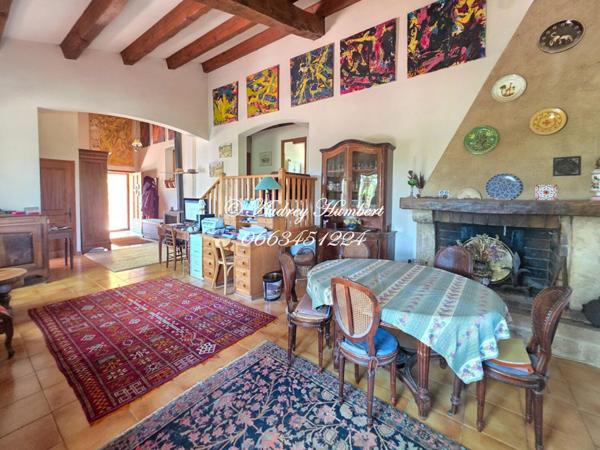 EXCLUSIVITE,  ALLEMAGNE en PROVENCE,  proche RIEZ, PROPRIETE au calme absolu composée d'une habitation de 150 m² + maisonnette sur 15 HA avec vue fabuleuse