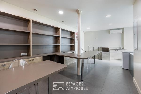 Appartement avec Local commercial rénové attenant, Place de l’Abbé Georges Hénocque