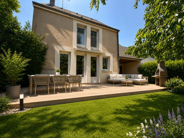 Pavillon 3 chambres avec jardin
