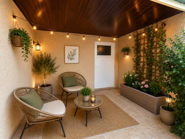 Pavillon 3 chambres avec jardin