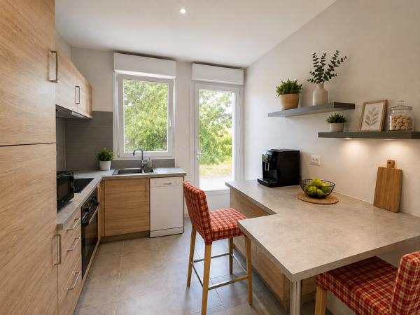 Pavillon 3 chambres avec jardin