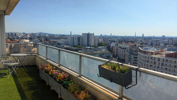 VENTE : appartement T3 (65,71 m² Carrez) + terrasse à ASNIERES SUR SEINE