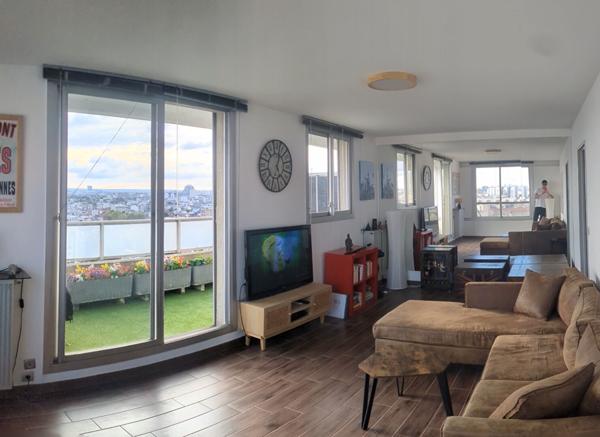 VENTE : appartement T3 (65,71 m² Carrez) + terrasse à ASNIERES SUR SEINE