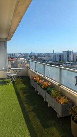 VENTE : appartement T3 (65,71 m² Carrez) + terrasse à ASNIERES SUR SEINE