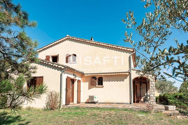 07140 Les Vans :Maison de 145m² avec vue dominante et terrain de 1950m²